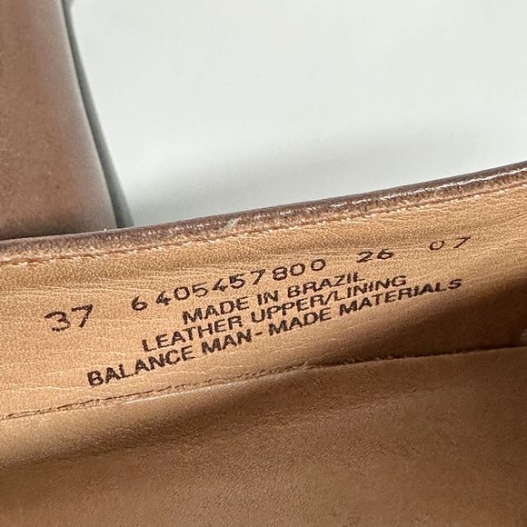 DANSKO Desiree Brown Leather Loafers Womens US Size 6.5-7 EU 37 Made In Brazil - Picture 11 of 16